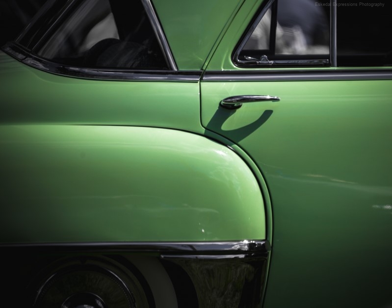 Classic Green American car