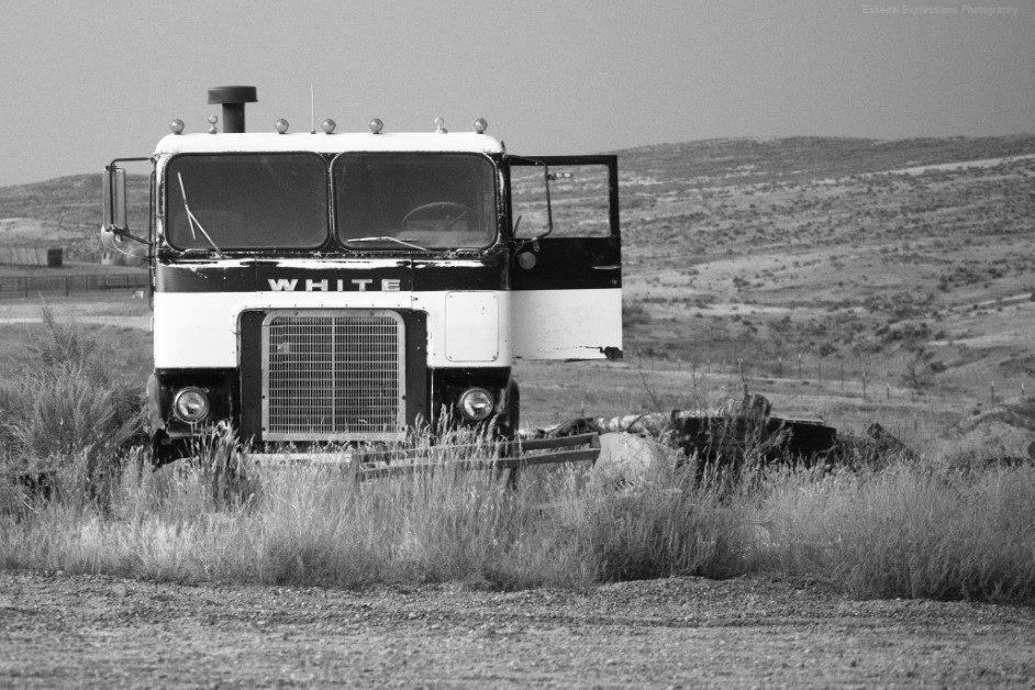 Old White truck
