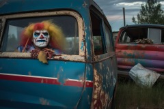 clown-portrait-in-back-of-van-junkyard-2_