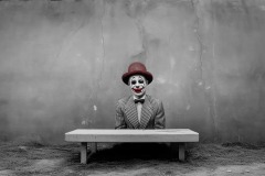 clown-portrait-table-wall